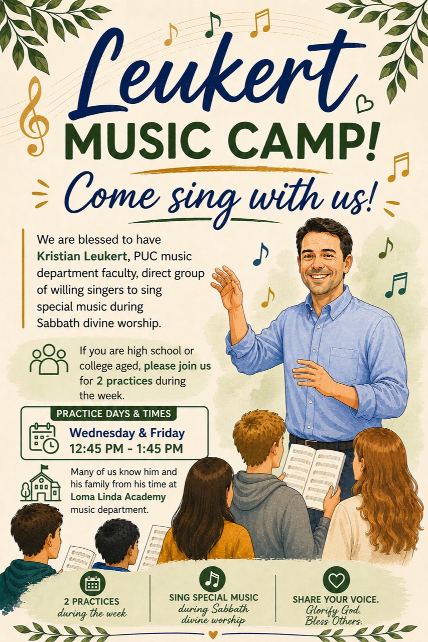 Leukert Music Camp poster